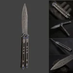 Butterfly Knife With Titanium Handle