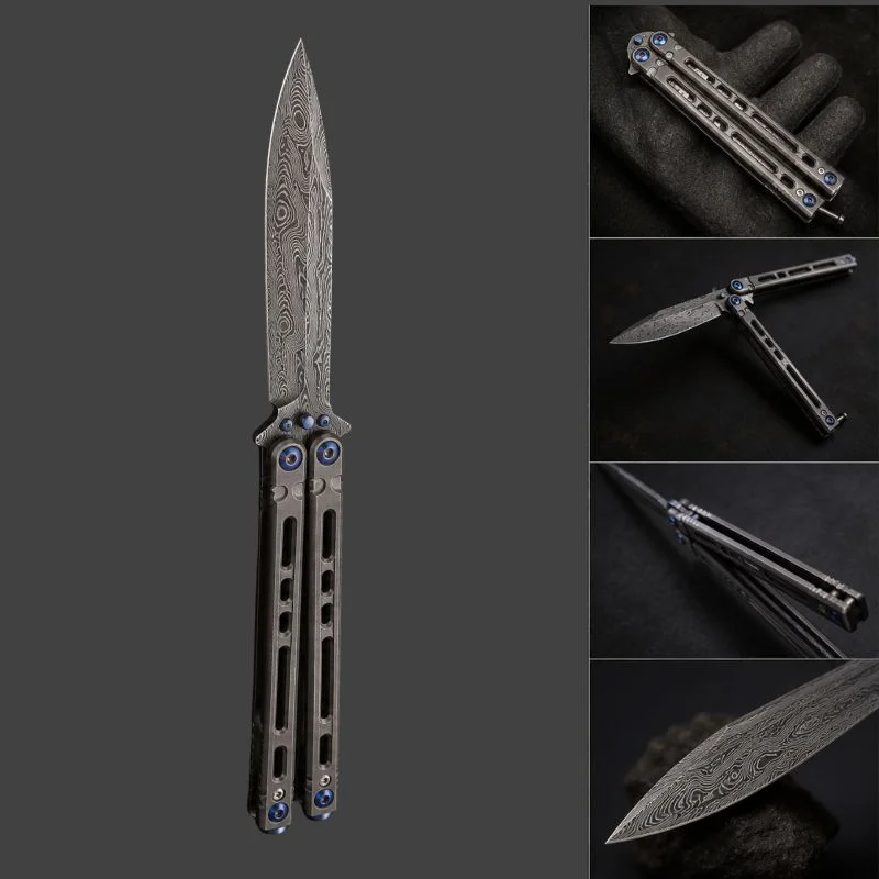 Butterfly Knife With Titanium Handle