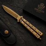 Gold Butterfly Knife