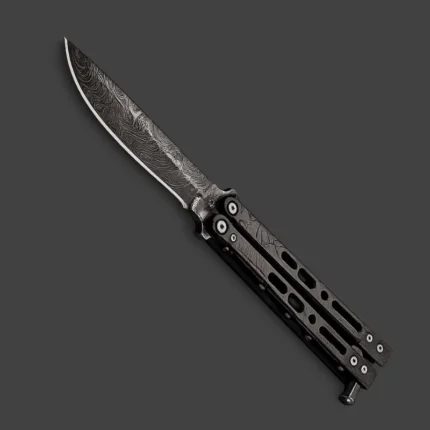 phantom black butterfly knife